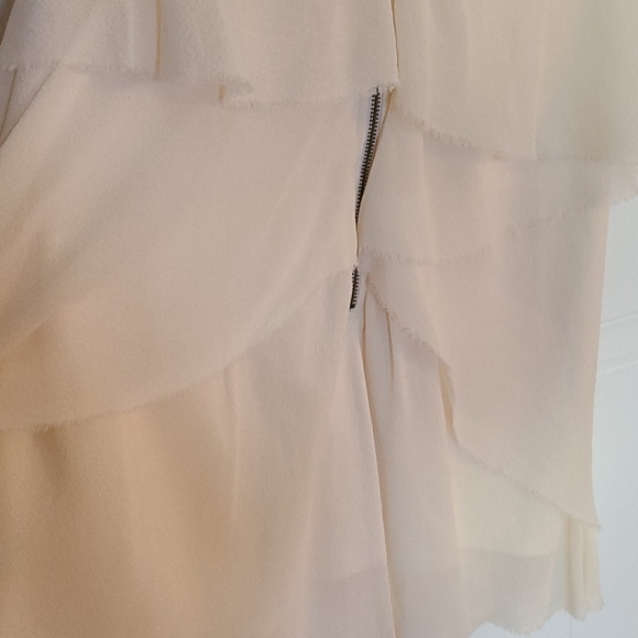 Cream Wilfred ruffle dress XXS - Picture 8 of 8